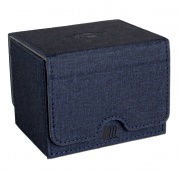 CONVERTIBLE PREMIUM DECK BOX SINGLE HORIZONTAL 100+ STANDARD SIZE CARDS - BLUE CONVERTIBLE PREMIUM DECK BOX SINGLE HORIZONTAL 100+ STANDARD SIZE CARDS - BLUE