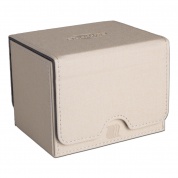 CONVERTIBLE PREMIUM DECK BOX SINGLE HORIZONTAL 100+ STANDARD SIZE CARDS - WHITE CONVERTIBLE PREMIUM DECK BOX SINGLE HORIZONTAL 100+ STANDARD SIZE CARDS - WHITE