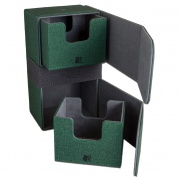CONVERTIBLE PREMIUM DECK BOX DUAL 200+ STANDARD SIZE CARDS - GREEN CONVERTIBLE PREMIUM DECK BOX DUAL 200+ STANDARD SIZE CARDS - GREEN