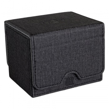 CONVERTIBLE PREMIUM DECK BOX SINGLE HORIZONTAL 100+ STANDARD SIZE CARDS - BLACK CONVERTIBLE PREMIUM DECK BOX SINGLE HORIZONTAL 100+ STANDARD SIZE CARDS - BLACK