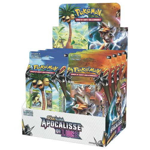 POKEMON SOLE E LUNA - APOCALISSE DI LUCE - BOX 8 MAZZI ITA POKEMON SOLE E LUNA - APOCALISSE DI LUCE - BOX 8 MAZZI ITA