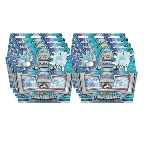 POKEMON TRAINER KIT - ALOLAN SANDSLASH & ALOLAN NINETALES BOX 8 PZ ITA POKEMON TRAINER KIT - ALOLAN SANDSLASH & ALOLAN NINETALES BOX 8 PZ ITA