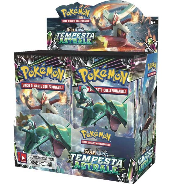 POKEMON SOLE E LUNA - TEMPESTA ASTRALE - BOX 36 BUSTE ITA POKEMON SOLE E LUNA - TEMPESTA ASTRALE - BOX 36 BUSTE ITA