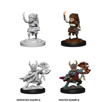 D&D NOLZU'S MARVELOUS MINIATURES: FEMALE HALFING FIGHTER D&D NOLZU'S MARVELOUS MINIATURES: FEMALE HALFING FIGHTER