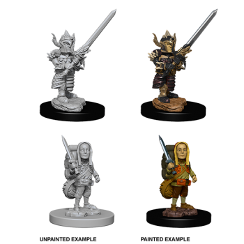 D&D NOLZU'S MARVELOUS MINIATURES: MALE HALFING FIGHTER - 6 UNITA' D&D NOLZU'S MARVELOUS MINIATURES: MALE HALFING FIGHTER - 6 UNITA'