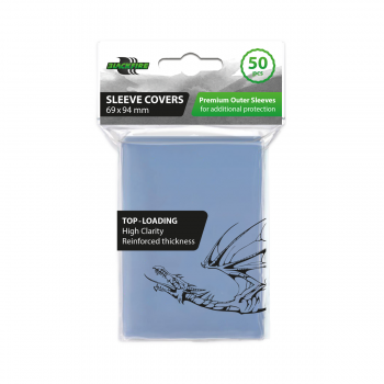 BLACKFIRE SLEEVES - STANDARD CCG CARD SLEEVE COVERS (69X94MM) - 50 BUSTE BLACKFIRE SLEEVES - STANDARD CCG CARD SLEEVE COVERS (69X94MM) - 50 BUSTE