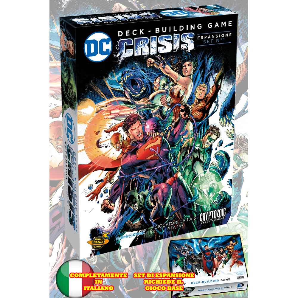 DC COMICS DECK-BUILDING GAME - CRISIS - ESPANSIONE - ITA DC COMICS DECK-BUILDING GAME - CRISIS - ESPANSIONE - ITA