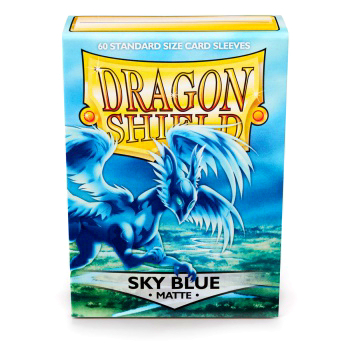 DRAGON SHIELD BUSTE PROTETTIVE STANDARD - MATTE - SKY BLUE (60) DRAGON SHIELD BUSTE PROTETTIVE STANDARD - MATTE - SKY BLUE (60)