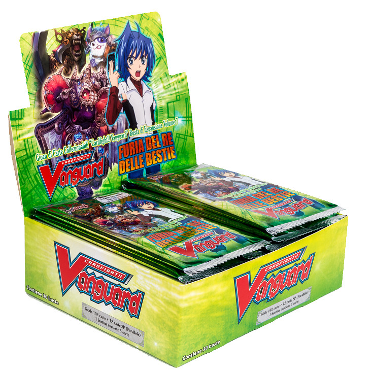 VGIT-BT07 VANGUARD BUSTE - FURIA DEL RE DELLE BESTIE - BOX 30 PZ VGIT-BT07 VANGUARD BUSTE - FURIA DEL RE DELLE BESTIE - BOX 30 PZ