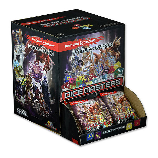 DUNGEONS & DRAGONS DICE MASTERS GRAVITY FEED DISPLAY 90 PZ