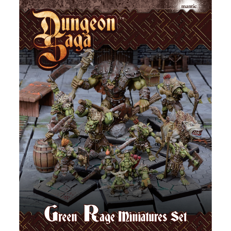 DUNGEON SAGA: GREEN RAGE MINIATURES SET - ACCESSORI DUNGEON SAGA: GREEN RAGE MINIATURES SET - ACCESSORI