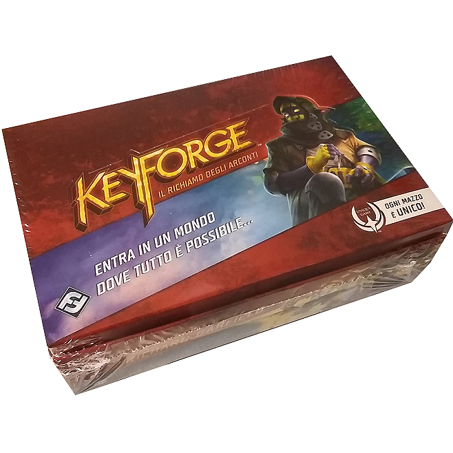 KEYFORGE - IL RICHIAMO DEGLI ARCONTI : BOX 12 MAZZI KEYFORGE - IL RICHIAMO DEGLI ARCONTI : BOX 12 MAZZI