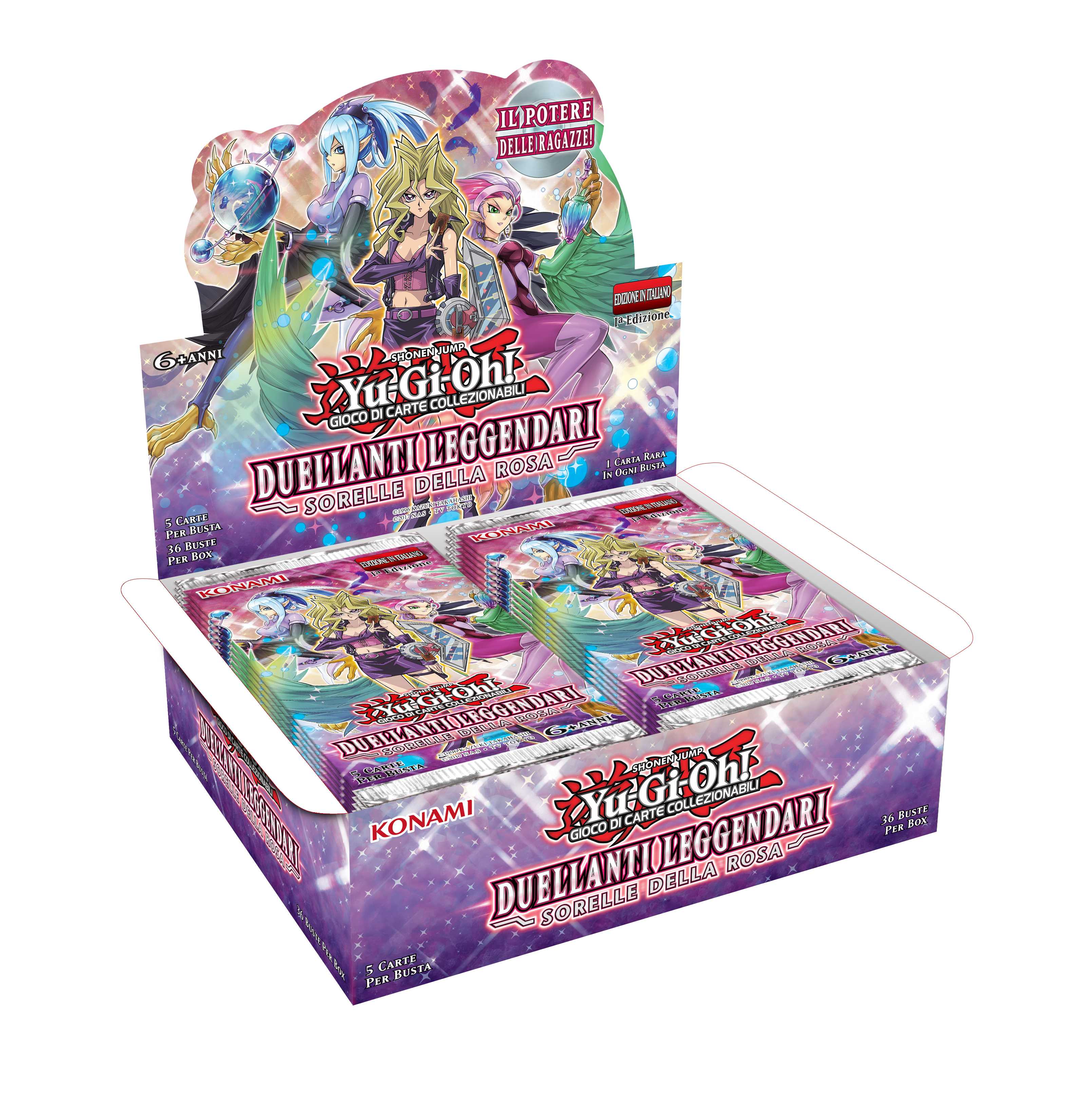 DUELLANTI LEGGENDARI SORELLE DELLA ROSA - BOX 36 BUSTE ITA DUELLANTI LEGGENDARI SORELLE DELLA ROSA - BOX 36 BUSTE ITA