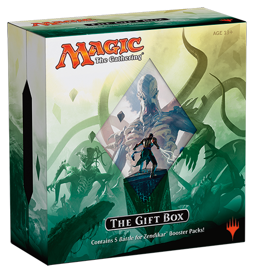 MAGIC BATTLE FOR ZENDIKAR GIFT BOX 2015 CONFEZIONE ING