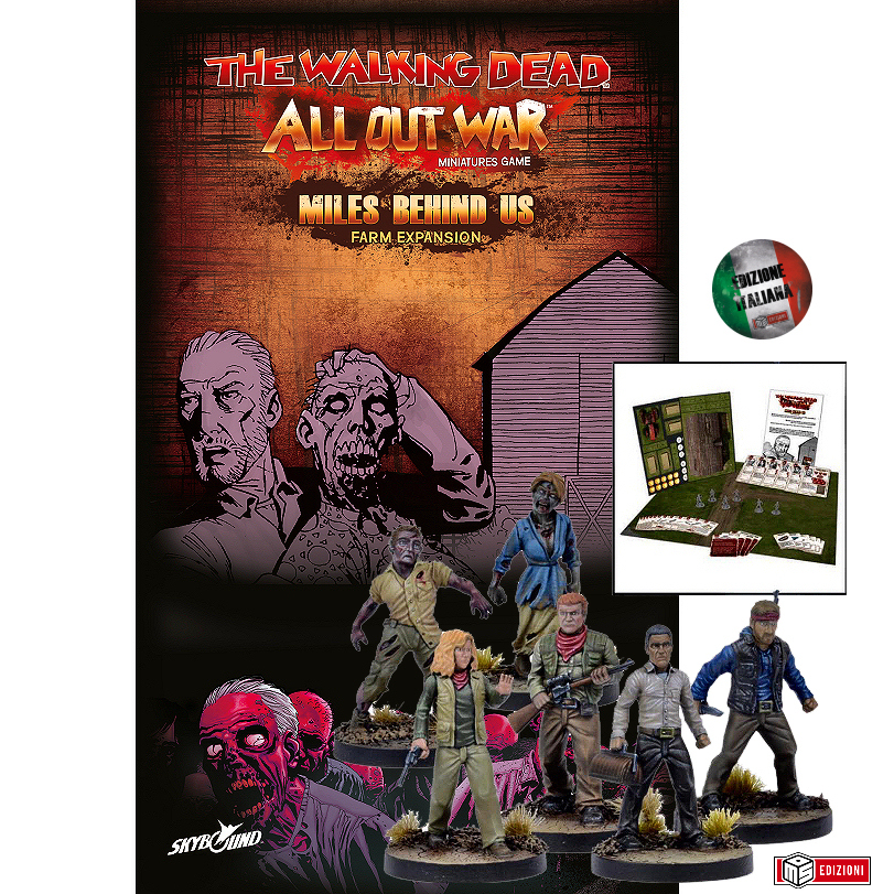 THE WALKING DEAD - GIOCO DI MINIATURE - IL LUNGO CAMMINO – MILES BEHIND US – ESPANSIONE THE WALKING DEAD - GIOCO DI MINIATURE - IL LUNGO CAMMINO – MILES BEHIND US – ESPANSIONE