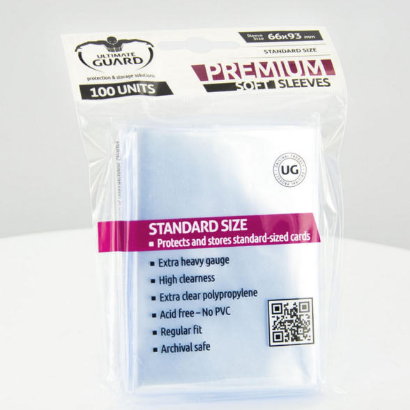 PREMIUM SOFT SLEEVES STANDARD TRANSPARENT 100 (66X93) PREMIUM SOFT SLEEVES STANDARD TRANSPARENT 100 (66X93)