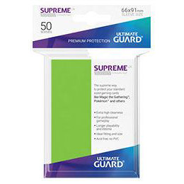 UGD SUPREME UX SLEEVES STANDARD SIZE - LIGHT GREEN (50) UGD SUPREME UX SLEEVES STANDARD SIZE - LIGHT GREEN (50)