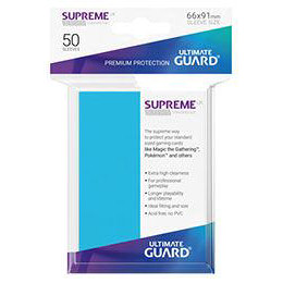 UGD SUPREME UX SLEEVES STANDARD SIZE - LIGHT BLUE (50) UGD SUPREME UX SLEEVES STANDARD SIZE - LIGHT BLUE (50)