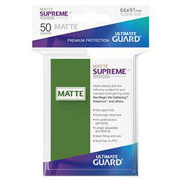 UGD SUPREME UX SLEEVES STANDARD SIZE - MATTE GREEN (50) UGD SUPREME UX SLEEVES STANDARD SIZE - MATTE GREEN (50)