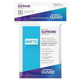 UGD SUPREME UX SLEEVES STANDARD SIZE - MATTE LIGHT BLUE (50) UGD SUPREME UX SLEEVES STANDARD SIZE - MATTE LIGHT BLUE (50)