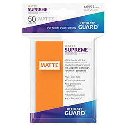 UGD SUPREME UX SLEEVES STANDARD SIZE - MATTE ORANGE (50) UGD SUPREME UX SLEEVES STANDARD SIZE - MATTE ORANGE (50)