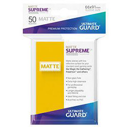 UGD SUPREME UX SLEEVES STANDARD SIZE - MATTE YELLOW (50) UGD SUPREME UX SLEEVES STANDARD SIZE - MATTE YELLOW (50)