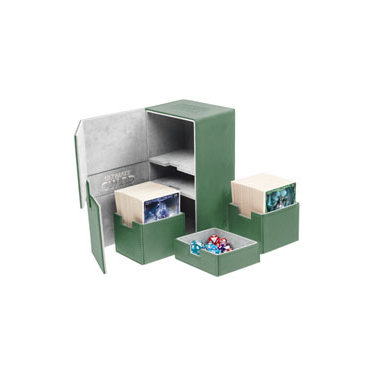 PORTA MAZZO TWIN FLIP N TRAY 200+ STANDARD XENOSKIN - GREEN PORTA MAZZO TWIN FLIP N TRAY 200+ STANDARD XENOSKIN - GREEN