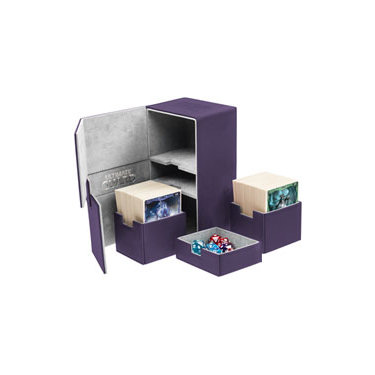 PORTA MAZZO TWIN FLIP N TRAY 200+ STANDARD XENOSKIN - PURPLE PORTA MAZZO TWIN FLIP N TRAY 200+ STANDARD XENOSKIN - PURPLE