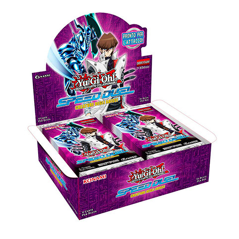 SPEED DUEL BOOSTER - CREATURE DEGLI ABISSI - BOX 36 BUSTE ITA SPEED DUEL BOOSTER - CREATURE DEGLI ABISSI - BOX 36 BUSTE ITA