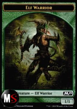 ELF WARRIOR TOKEN (GREEN 1/1) (M19 TOKEN)