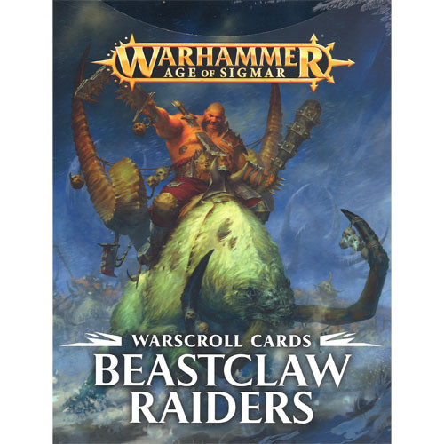 AGE OF SIGMAR - WARSCRILL CARDS - BEASTCLAW RAIDERS