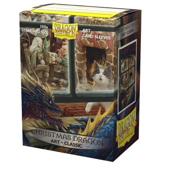 DS100 SLEEVES STANDARD CLASSIC ART - CHRISTMAS DRAGON DS100 SLEEVES STANDARD CLASSIC ART - CHRISTMAS DRAGON
