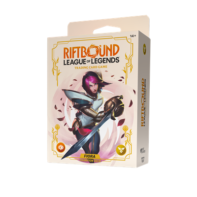 LOL RIFTBOUND: SPIRITFORGED - CHAMPION DECK: FIORA - INGLESE LOL RIFTBOUND: SPIRITFORGED - CHAMPION DECK: FIORA - INGLESE