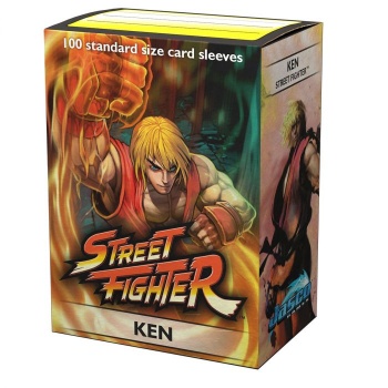 DS100 SLEEVES STANDARD CLASSIC ART - JASCO STREET FIGHTER KEN