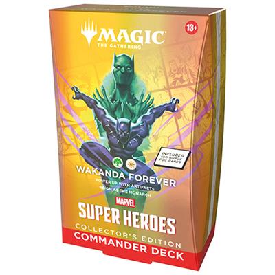 MTG - MARVEL SUPER HEROES - COLLECTOR' S EDITION COMMANDER WAKANDA FOREVER - INGLESE
