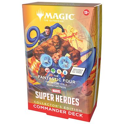 MTG - MARVEL SUPER HEROES - COLLECTOR' S EDITION COMMANDER FANTASTIC FOUR - INGLESE