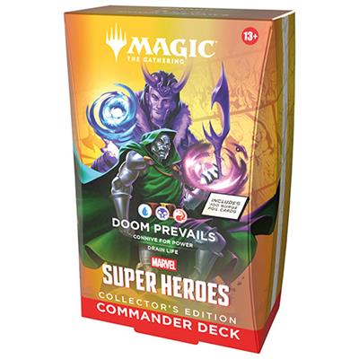 MTG - MARVEL SUPER HEROES - COLLECTOR' S EDITION COMMANDER DOOM PREVAILS - INGLESE