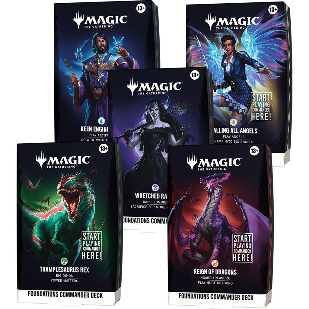 MTG - FOUNDATION COMMANDER DECK DISPLAY - INGLESE MTG - FOUNDATION COMMANDER DECK DISPLAY - INGLESE