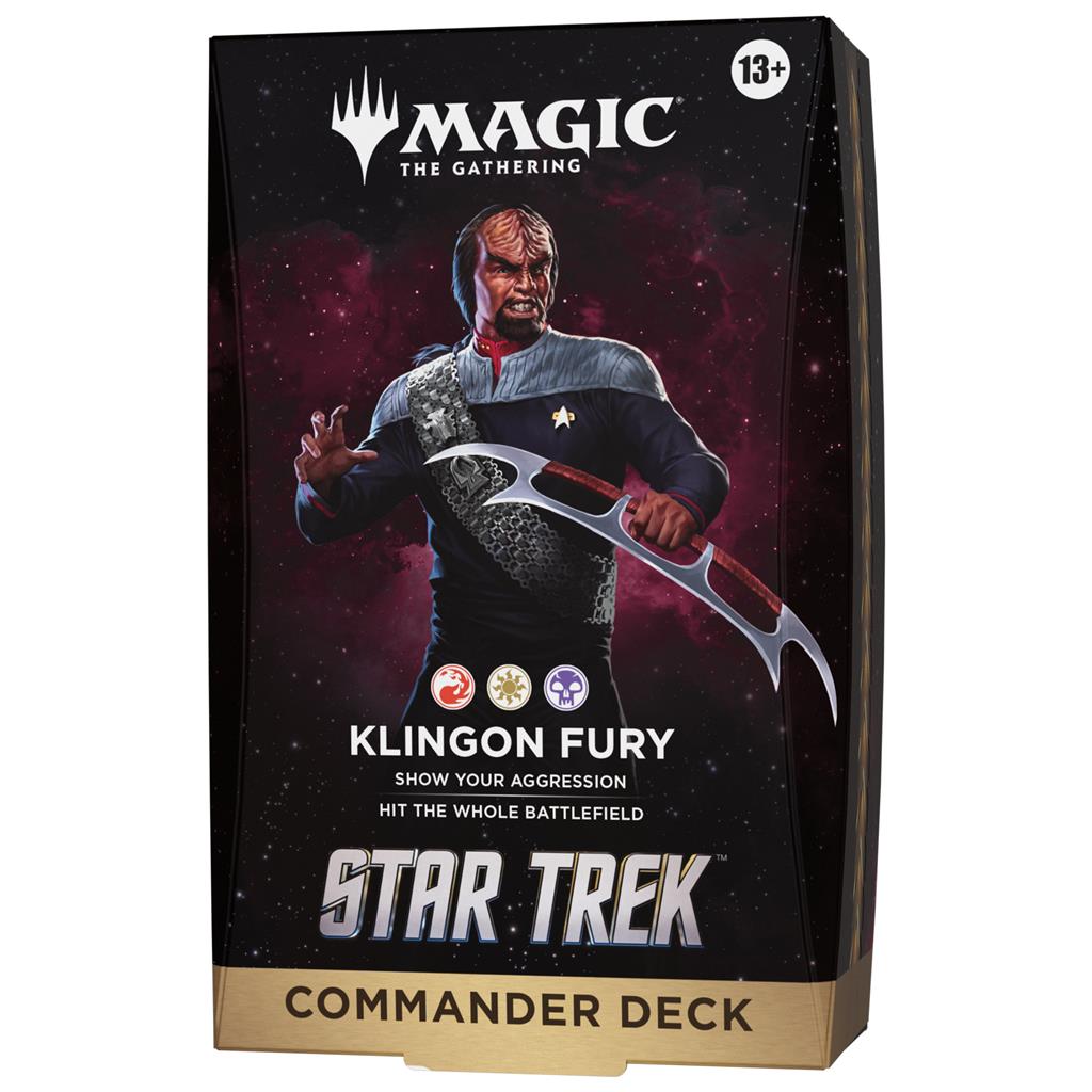 KLINGON FURY STAR TREK COMMANDER DECK ENG MAGIC THE GATHERING