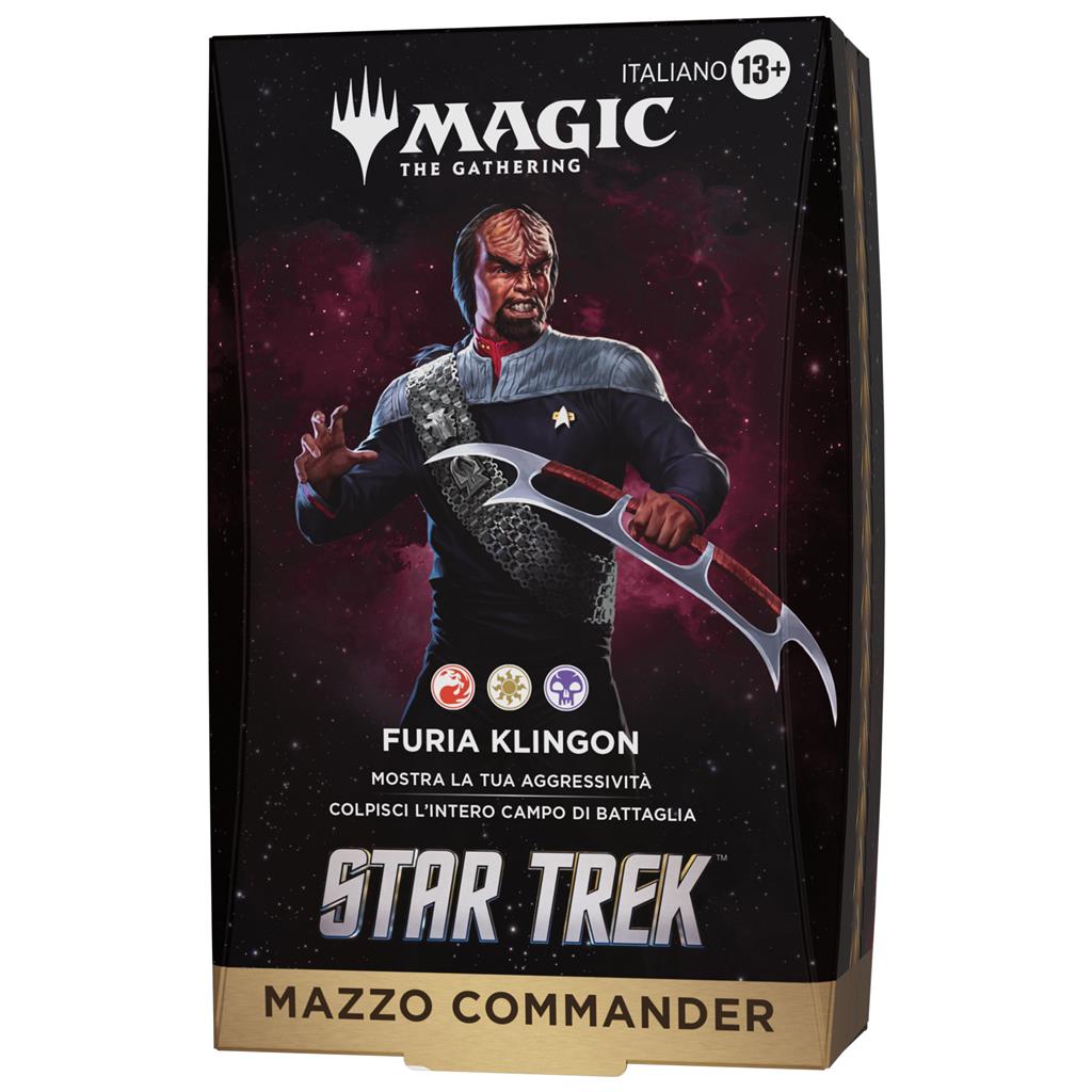 FURIA KLINGON STAR TREK COMMANDER DECK ITA MAGIC THE GATHERING