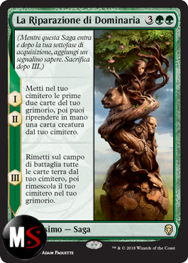 LA RIPARAZIONE DI DOMINARIA