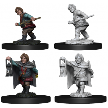 D&D NOLZUR'S MARVELOUS MINIATURES: LADRO HALFLING MASCHIO (WZK90006) D&D NOLZUR'S MARVELOUS MINIATURES: LADRO HALFLING MASCHIO (WZK90006)