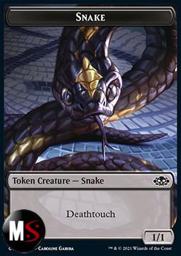 SNAKE TOKEN (B 1 / 1)  /  /  ZOMBIE TOKEN (B 2 / 2) FOIL