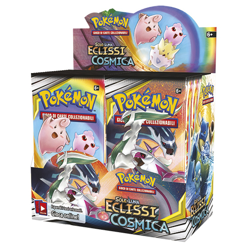 POKEMON SOLE E LUNA - ECLISSI COSMICA - BOX 36 BUSTE ITA POKEMON SOLE E LUNA - ECLISSI COSMICA - BOX 36 BUSTE ITA