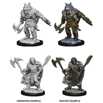 D&D NOLZUR'S MARVELOUS MINIATURES: BARBARO MEZZORCO MASCHIO (WZK73704) D&D NOLZUR'S MARVELOUS MINIATURES: BARBARO MEZZORCO MASCHIO (WZK73704)