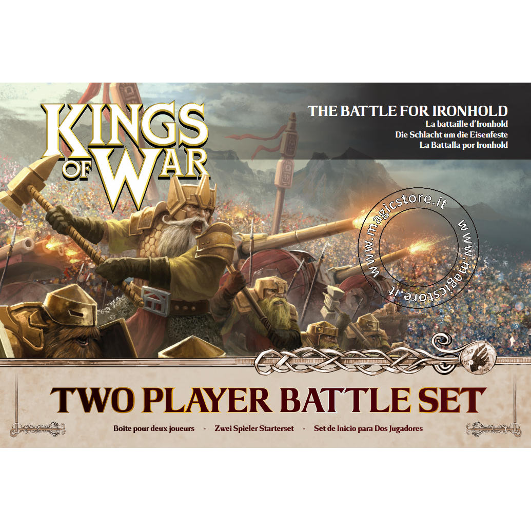 KINGS OF WAR 2ND EDITION TWO PLAYER BATTLE SET - INGLESE KINGS OF WAR 2ND EDITION TWO PLAYER BATTLE SET - INGLESE