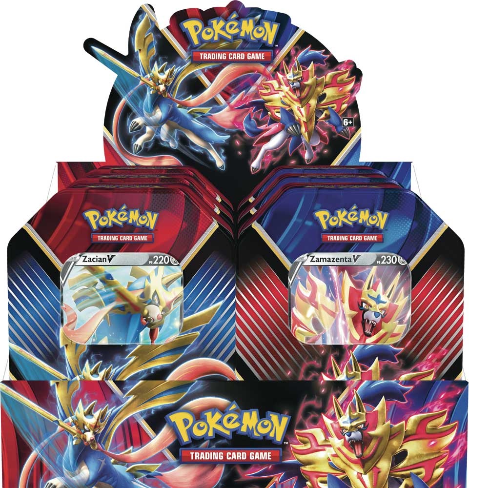 POKEMON TIN DA COLLEZIONE LEGGENDE DI GALAR - ESPOSITORE 6 PZ POKEMON TIN DA COLLEZIONE LEGGENDE DI GALAR - ESPOSITORE 6 PZ