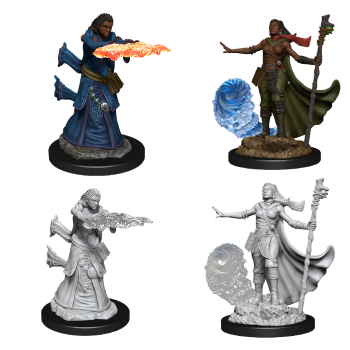 D&D NOLZUR'S MARVELOUS MINIATURES: MAGO UMANO FEMMINA (WZK90012) D&D NOLZUR'S MARVELOUS MINIATURES: MAGO UMANO FEMMINA (WZK90012)