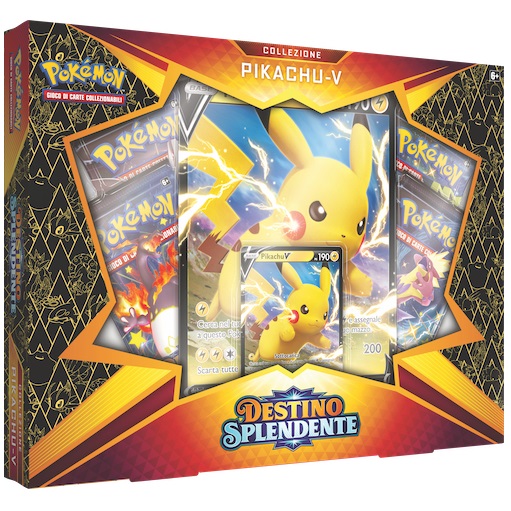 POKEMON SPADA E SCUDO 4.5 DESTINO SPLENDENTE COLLEZIONE - PIKACHU V POKEMON SPADA E SCUDO 4.5 DESTINO SPLENDENTE COLLEZIONE - PIKACHU V