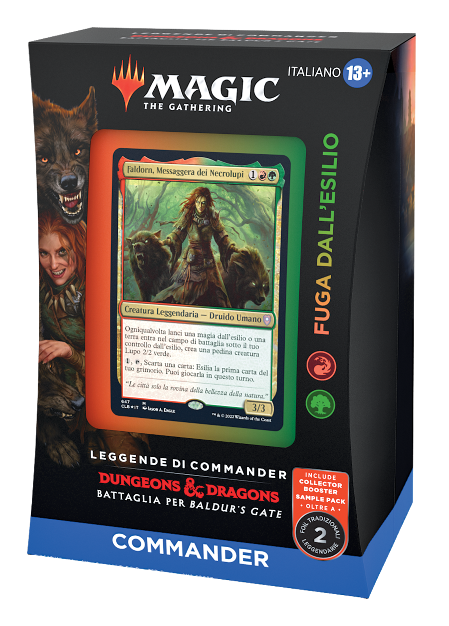 COMMANDER LEGENDS BALDUR'S GATE - DECK FUGA DALL'ESILIO IN ITA